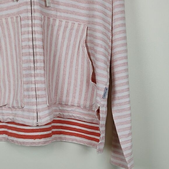Columbia Striped Full Zip Hoodie Jacket Size XL - Picture 4 of 13
